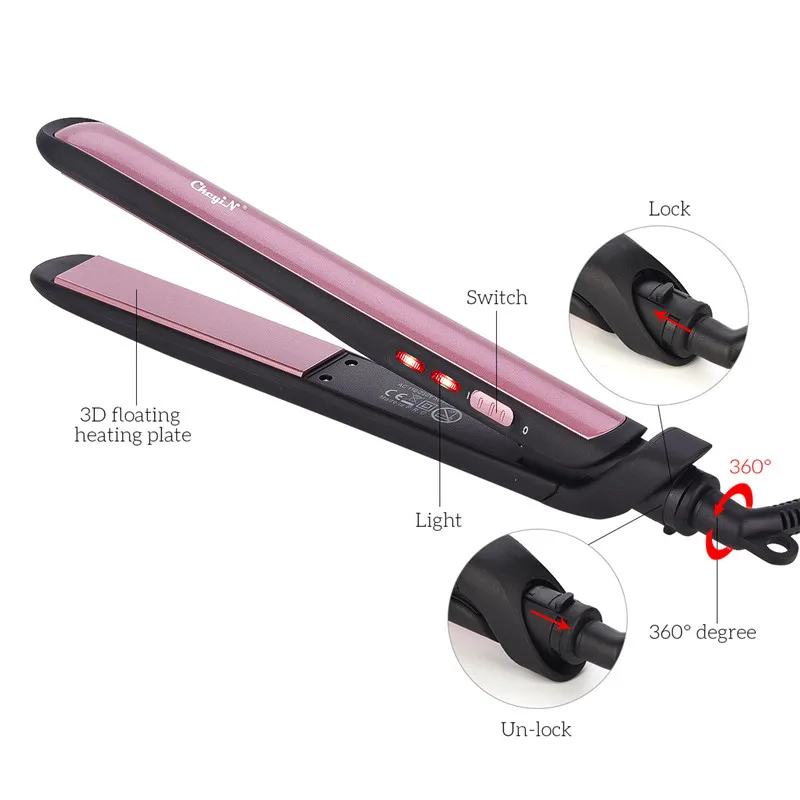 Профессиональный 2 в 1 портативный кудрявые волосы выпрямитель для плоских железных волос утюг для гофрирования и выпрямления керамические инструменты для укладки