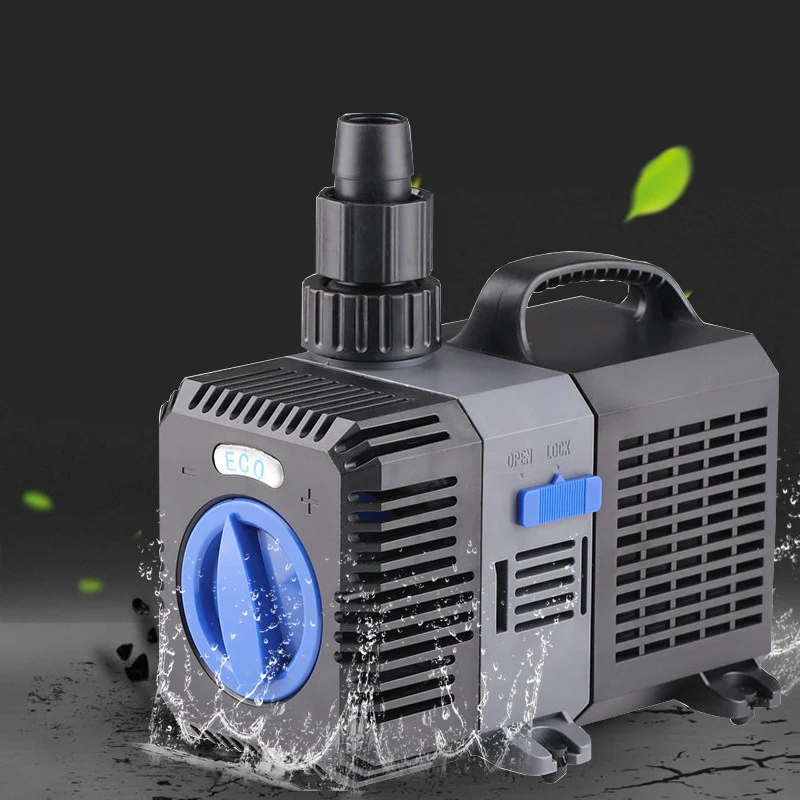

5000L/h CTP-5000 Submersible ECO Pond Pump Adjustable Inline Aquarium Water Pump for Koi Fish Waterfall Fountain Water Filter