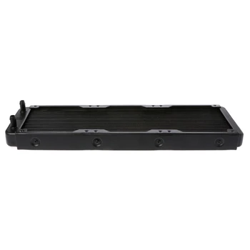 

Cooling System Cooling Water Row 360mm Aluminum Computer Radiator Water Cooler 18 Tube CPU Heat Sink Exchanger