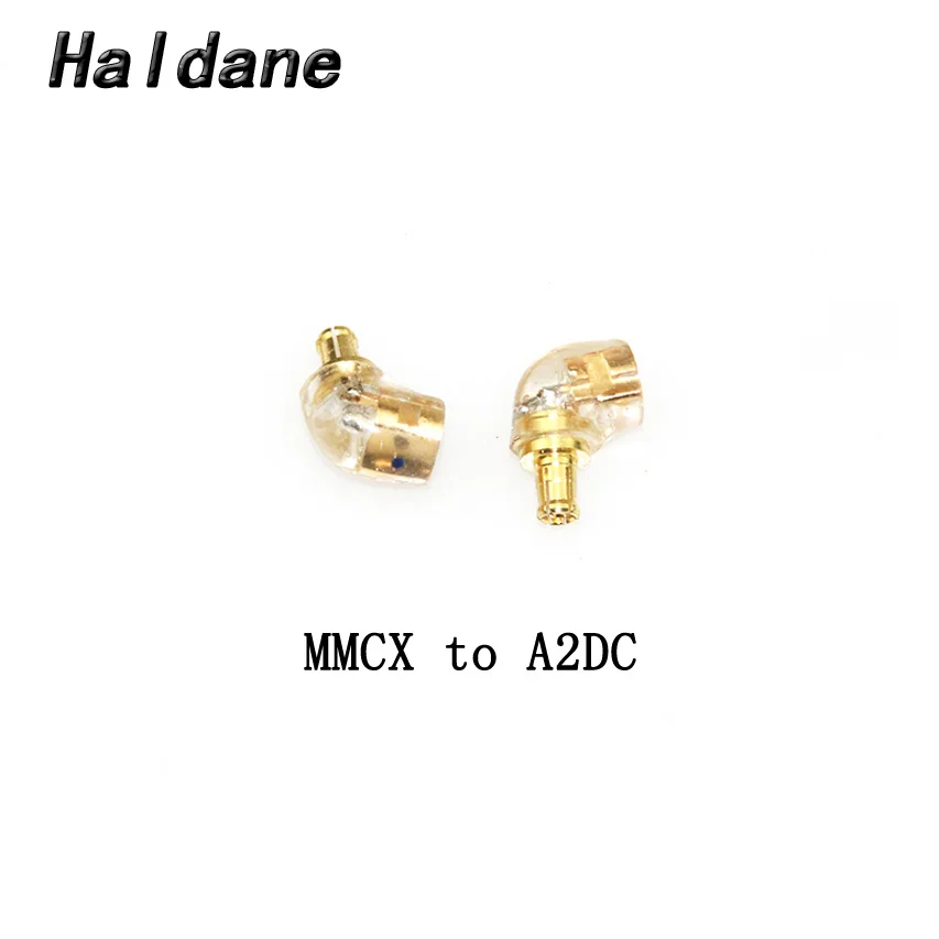

Free Shipping Haldane pair Headphone Plug for A2DC Male to MMCX Female Converter Adapter