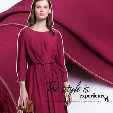 Высококачественная Европейская и американская популярная цветная Высококачественная шелковая ткань, шелковая ткань doupion, обтягивающий профиль