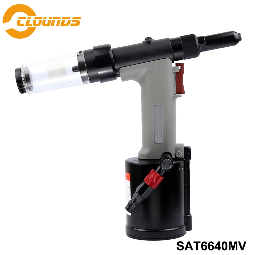 Sat6640mv Air Riveter Gun Pneumatic Hydraulic Rivet Gun 9400n Pull