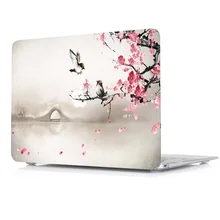 Жесткий чехол для ноутбука с рисунком, чехол для Apple Macbook Air 11 Air 13 Pro retina 12 13 15 дюймов, сенсорная панель 13,3 15,4 дюймов