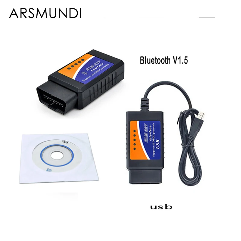 Prix pour Nouveau ELM327 V1.5 USB/Bluetooth OBD2 ELM 327 V 1.5 OBDII Lecteur de Code Outil De Diagnostic Mini Scanner OBD 2 voiture De Diagnostic-Outil Prix pour Nouveau ELM327 V1.5 USB/Bluetooth OBD2 ELM 327 V 1.5 OBDII Lecteur de Code Outil De Diagnostic Mini Scanner OBD 2 voiture De Diagnostic-Outil