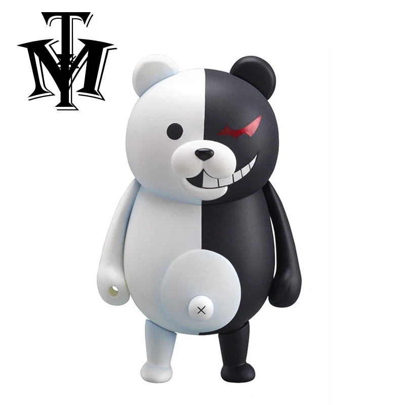 

Cool Game Danganronpa 4" Cute Nendoroid Monokuma Super Dangan Ronpa Anime PVC Acton Figure Model Collection dolls Toy Boxed #313