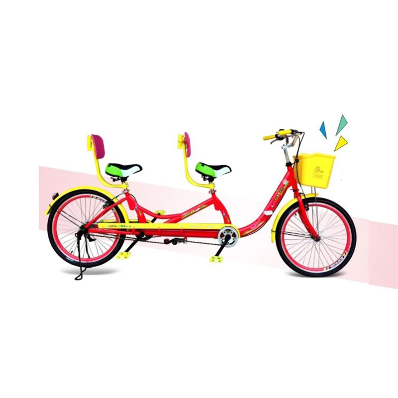 Best Double Bicycle Lovers Parents and Children Family Travel Non-Foldable Light Sightseeing Bicycle 3