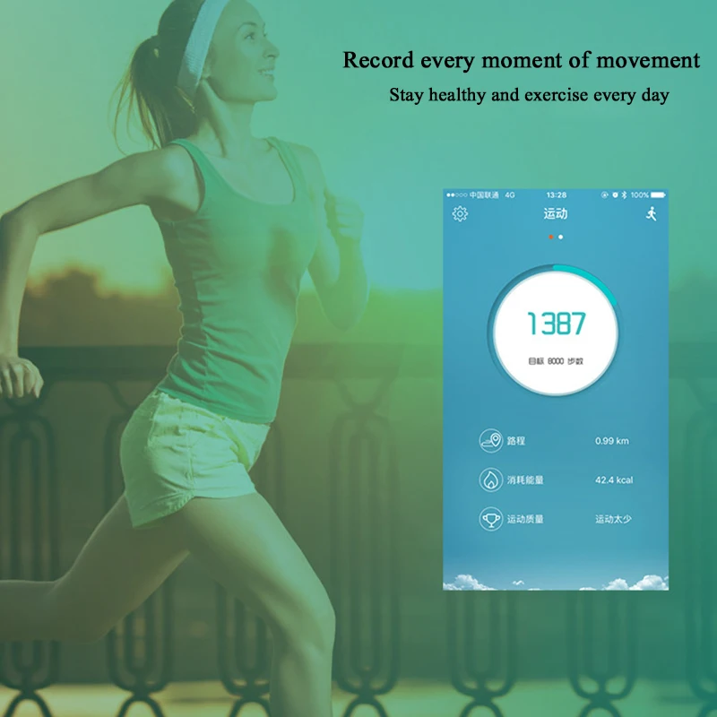 BUMVOR Women's Waterproof IP67 Fitness Heart Rate Monitor Blood Pressure Pedometer Bluetooth M2 Watch+Watchbands Smart Wristban