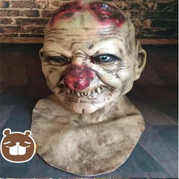 

Free shipping New Halloween Party Cosplay Creepy Goblin Mask Head For Cosplay and Costome, Scary Horror Mask in Computer Game