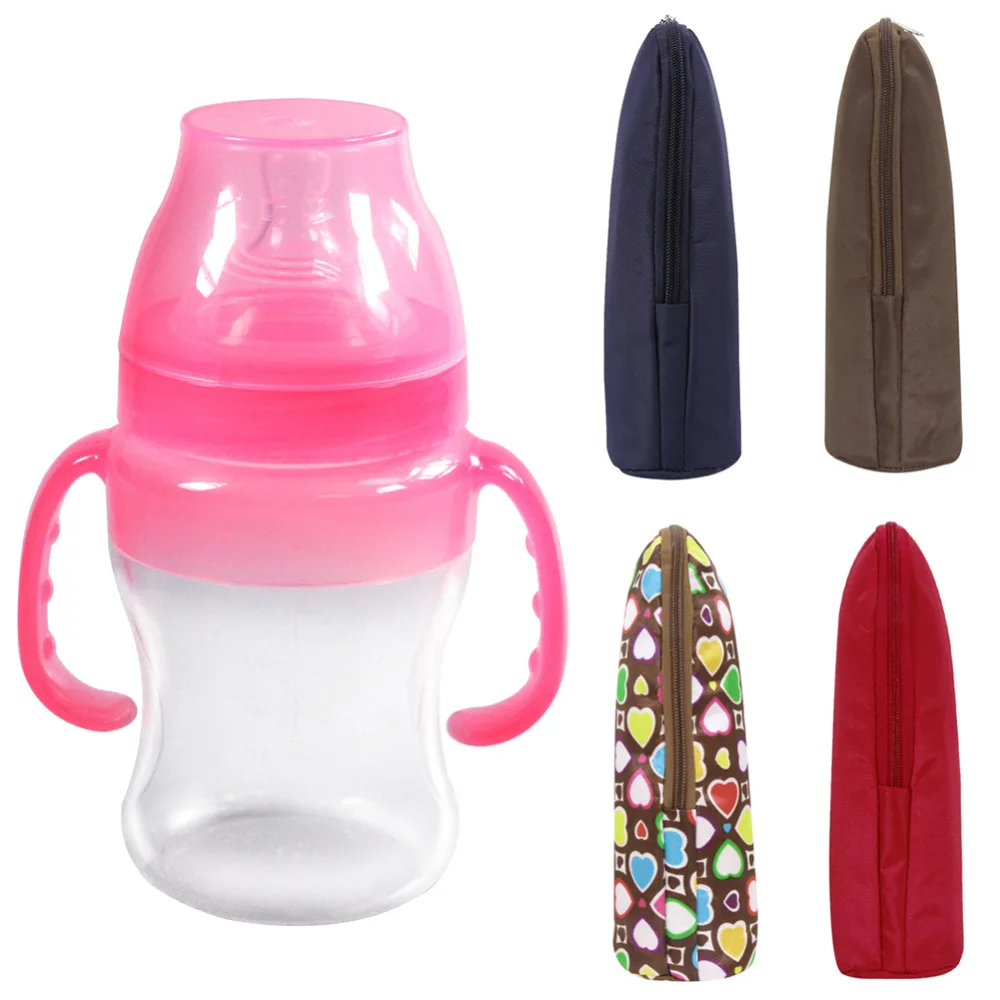 350ml Baby Bottle Insulation Holder Bag Water Warmers Baby Stroller Hanging Bags Travelling Kids Bottle Organizer Bag Baby Care