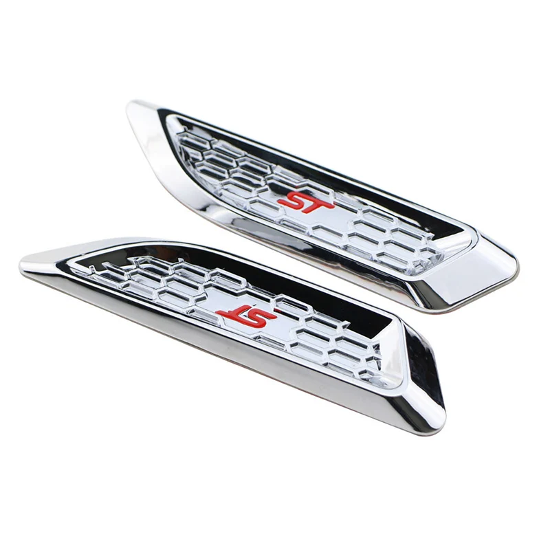 

My Good Car Car ST Side Fender Sticker for Ford Focus 2 3 4 MK2 MK3 Fiesta Mondeo Escape Kuga EcoSport Explorer Edge Fusion