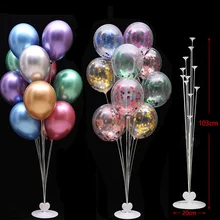 Festa di Compleanno Palloncini Supporto Del Basamento Palloncino Colonna di Plastica Bastone Palloncino Decorazioni Della Festa di Compleanno per Bambini di Età di Cerimonia Nuziale Baloon(China)