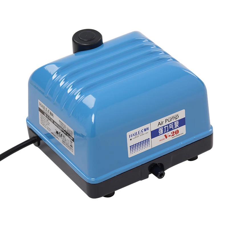 15W 20L/min HAILEA V 20 High Output Aquarium Air Compressor for Fish