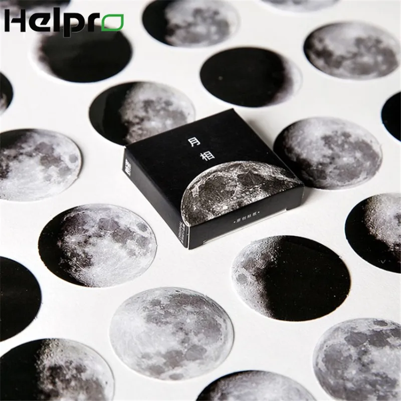 Helpro 45 шт./кор. kawaii Moon изменить милый стикер учительницы школы учатся украшения