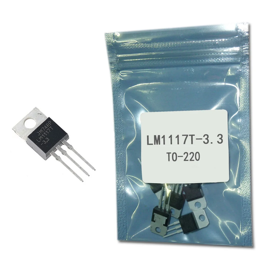 

10PCS LM1117T-3.3 TO220 Voltage Regulator 3.3V LM1117 Low Dropout new original