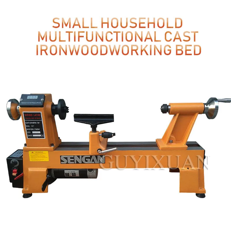 Small household multifunctional woodworking rotating machine Metal mini lathe Digital rotary | Инструменты