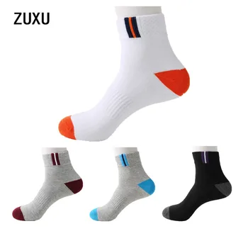 

New cotton socks cotton sweat sweat deodorant tube socks men socks