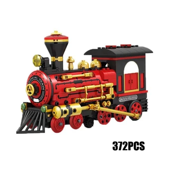 

Technics Classical Steam Train battery operated building block assemble motor brick Electric BO toys collection for kids gifts