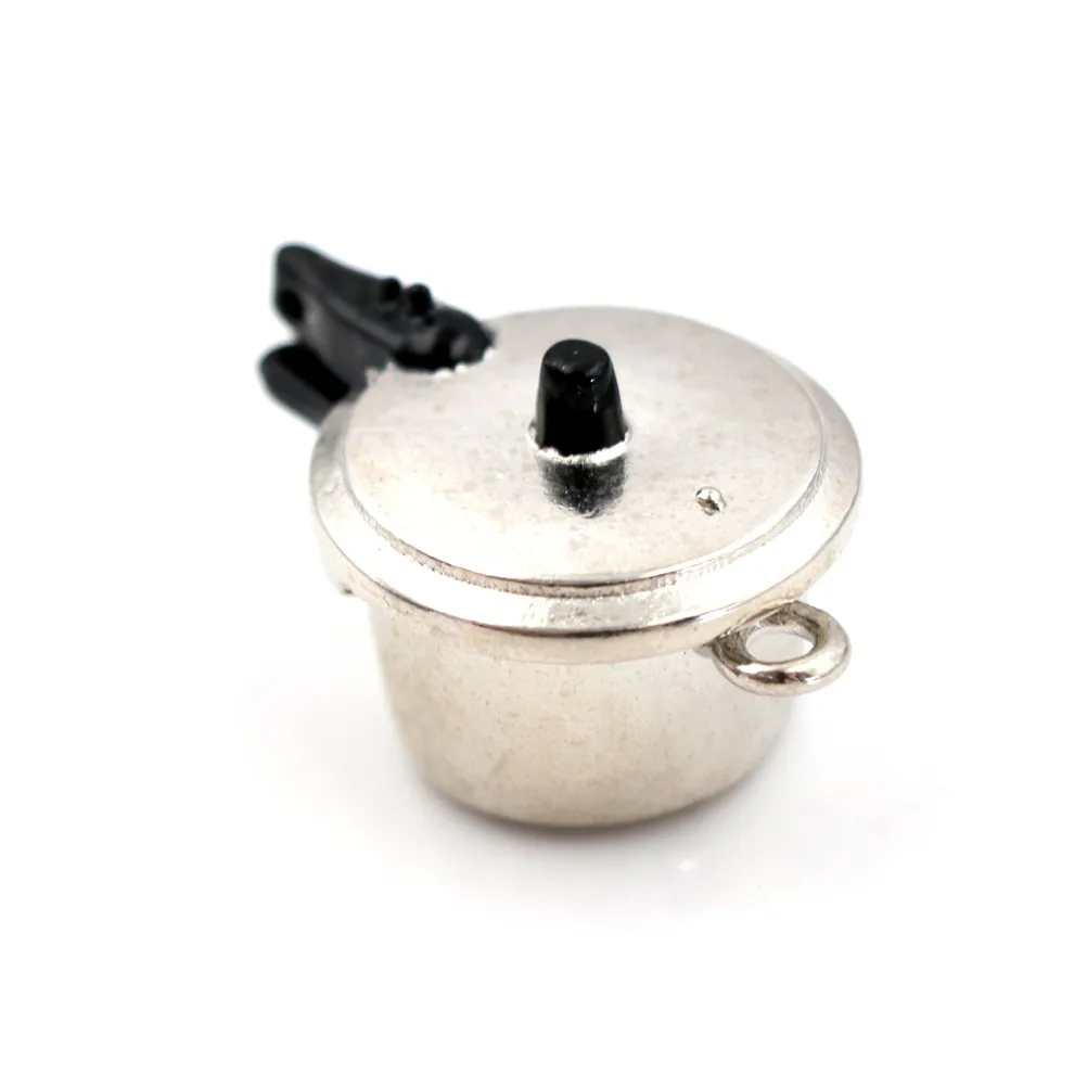 Cooking Utensil Pressure Cooker Autoclave Toy Simulation Kitchen Tools 1:12 Scale Dollhouse Miniature Kitchen - Image 5