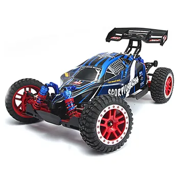 شراء1/8 سيارة سباق كهربائية بدون فرش 2.4G 4WD RC سيارة سباق عالية السرعة على الطرق الوعرة سيارة مواجهة الصحراء الكثبان الرملية عربات التي تجرها الدواب