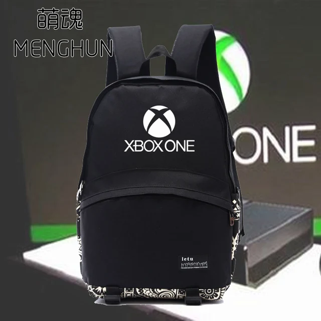 New game console Xbox one concept game fans daily wear backpacks black