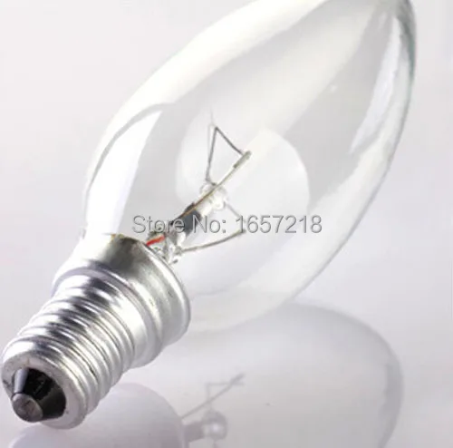 

Ordinary incandescent light bulb incandescent bulb small screw tip Crystal Light Bulb E14 Screw 40W Decoration Report