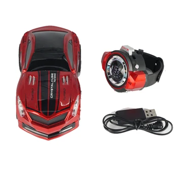 

15 pcs New 1:28 Remote Control Car Racing Toy Car Voice Smart Watch Voice-Activated Watch Rechargeable Radio Drift Car Electric