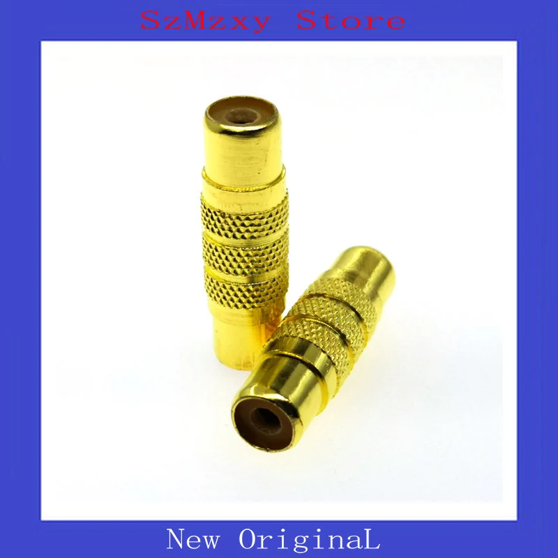 

1PCS RCA Female to Female Coupler Plug Audio Video AV Cable Adaptor RCA Joiner Connector
