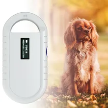 134,2 кГц FDX-B Pet RFID считыватель для собак со стеклянной трубкой микрочип ручной сканер для животных Низкочастотный RFID считыватель светодиодный чип для животных