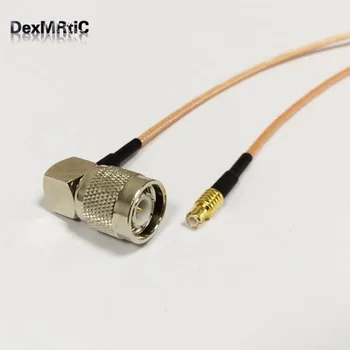 

1PC New TNC Male Plug Right Angle Connector Switch MCX Male Plug Convertor RG316 Wholesale Fast Ship 15CM 6" Adapter