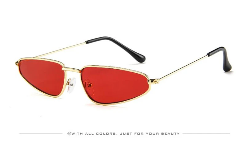 Винтаж солнцезащитные очки «кошачий глаз» Для женщин Брендовая Дизайнерская обувь Малый рамки круглые очки в стиле ретро, черные очки модное Подиум очки