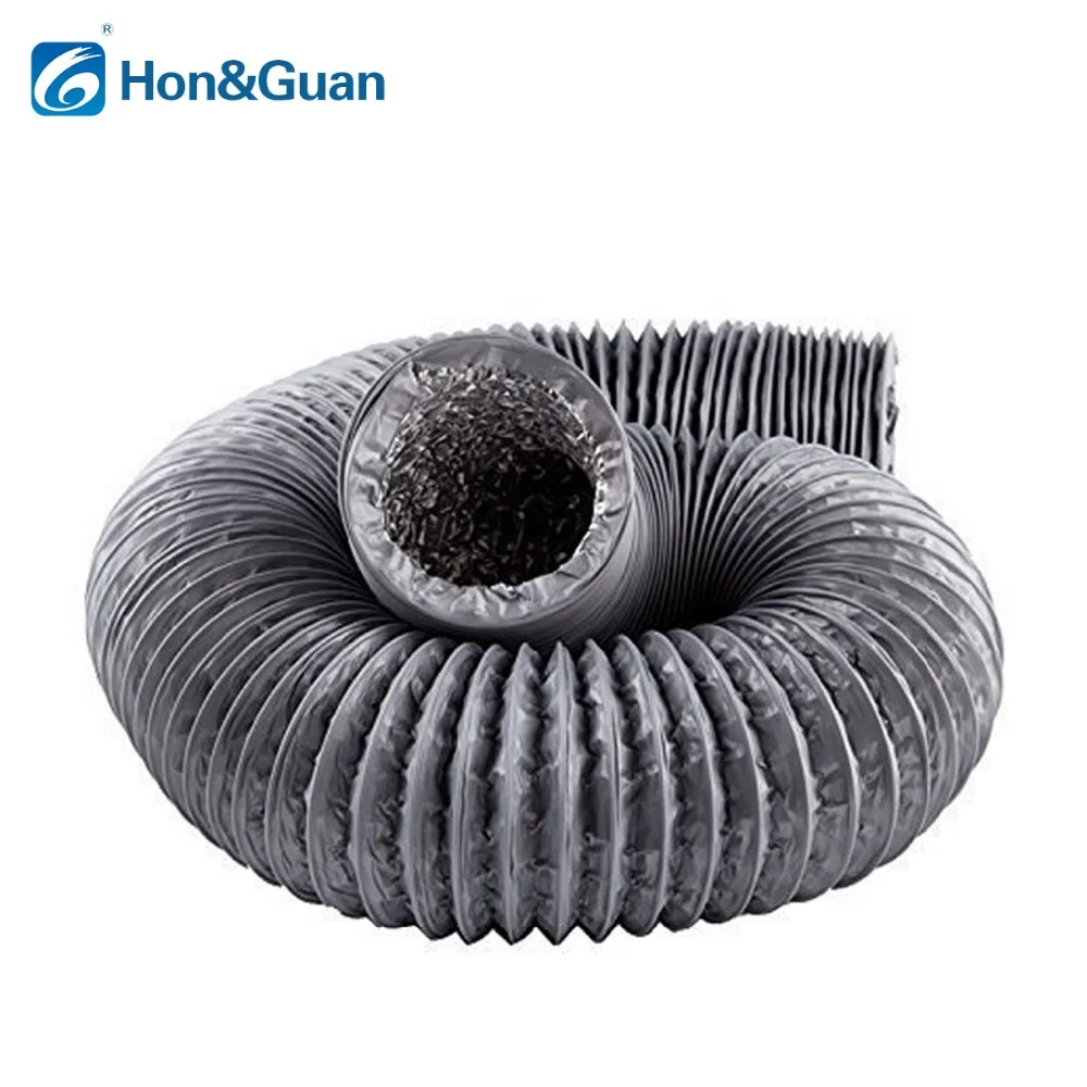 Hon&Guan 5m/10m Exhaust Pipe Aluminium Flexible Fan Ducting Ventilation Duct Vent Hose for