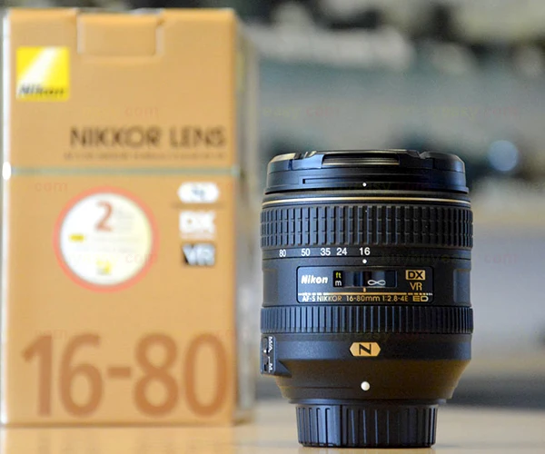New Nikon Af-s Dx Nikkor 16-80mm F/2.8-4e Ed Vr Zoom Lens - Camera Lenses -  AliExpress