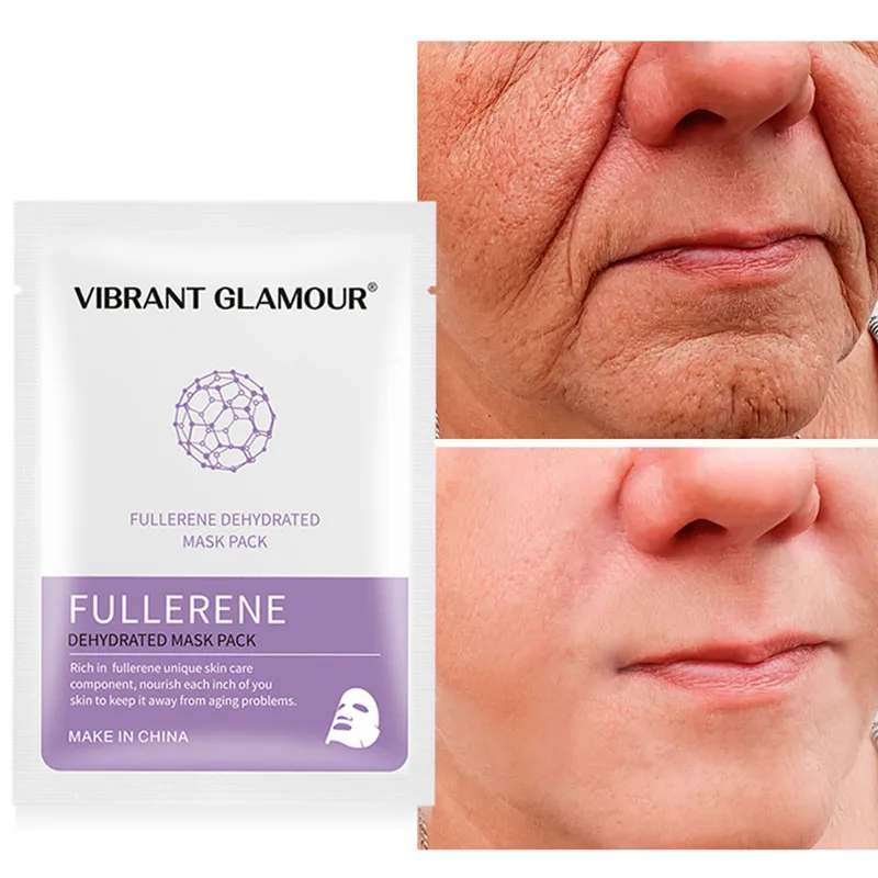 Hot Fullerene Face Mask Anti-wrinkle Whitening Moisturizing Repairing Hydration Skin wyt77