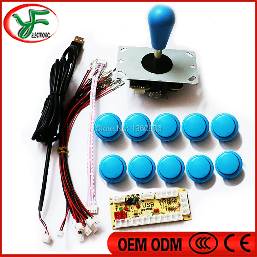 Ноль задержки USB энкодер PC джойстик кнопка для Mame Jamma Fight Stick управления Аркады DIY