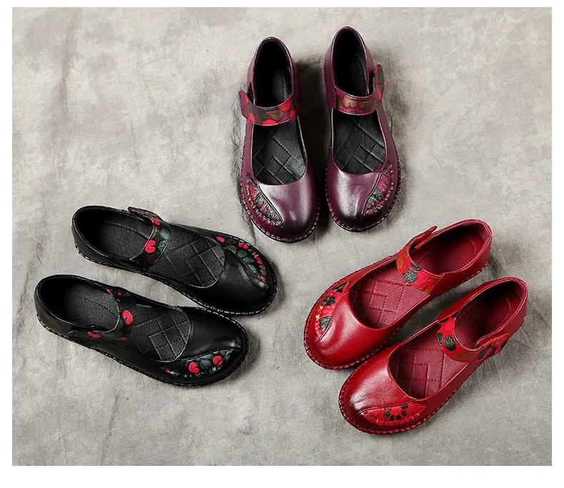 Женская обувь; женские туфли из натуральной кожи на плоской подошве; кожаные лоферы ручной работы с цветочным узором; женская повседневная обувь; женская обувь на плоской подошве