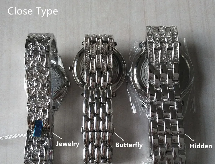 Relógios de Luxo Cheio de Cristal Bracelet