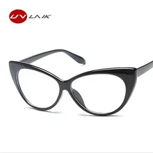 Fashion Women Cat Eye Glasses Frames Cat’s Eye Clear Eyeglasses Ladies Spectacles Frame Retro Women’s Glasses Brand Designer
