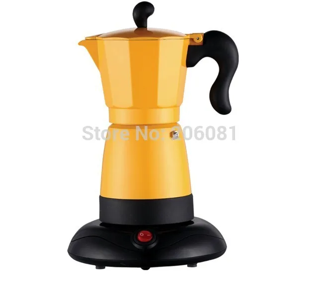 Electric espresso mocha coffee maker/mocha coffee pot with high quality,and perfect gift for