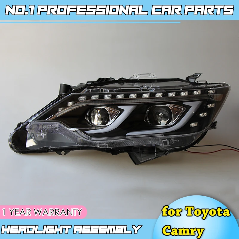 

Car Styling for Toyota Camry V55 LED Headlight-2015-2017 New Camry LED DRL Hid Head Lamp Angel Eye Bi Xenon Accessories