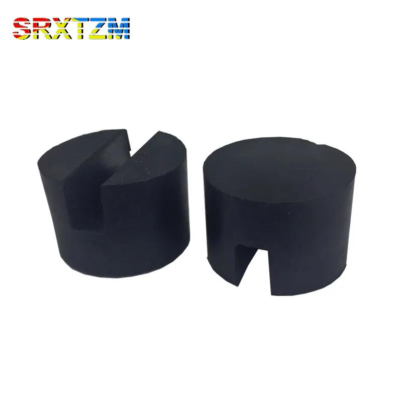 

SRXTZM Floor Slotted Car Rubber Jack Pad Frame Protector Guard Adapter Jacking Disk Pad Tool Pinch Weld Side Lifting Disk