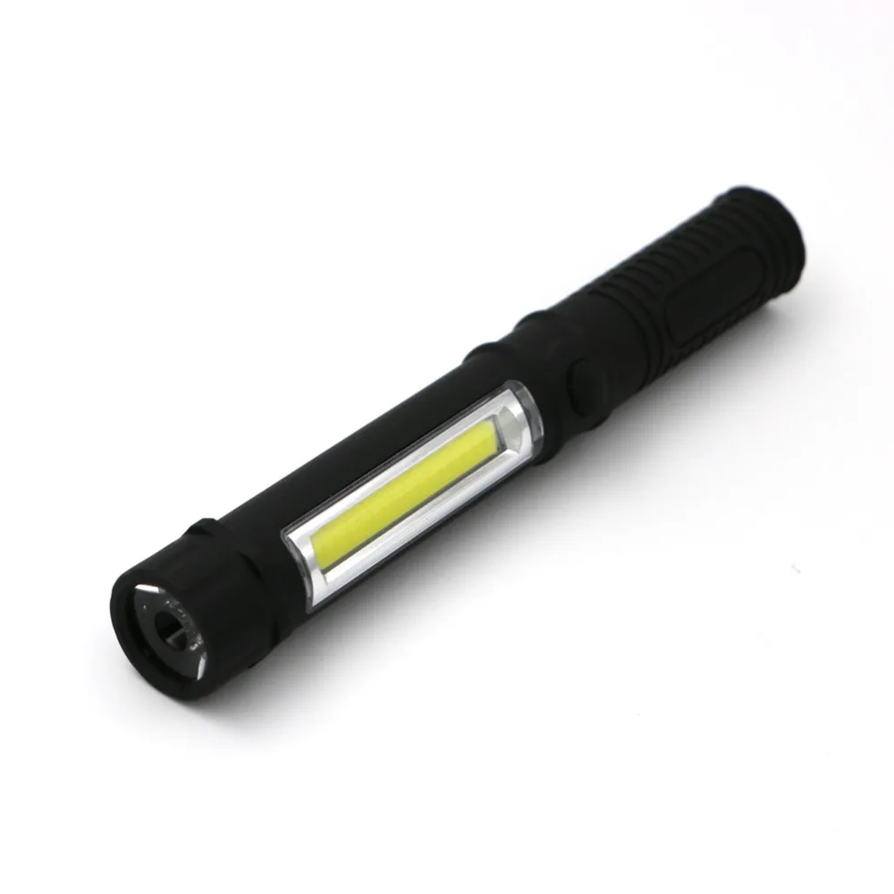 

COB LED Mini Penlight Multifunction Maintenance Light Cob Handle Work Inspection Light Magnetic Pocket Light Work Hand Torch AAA