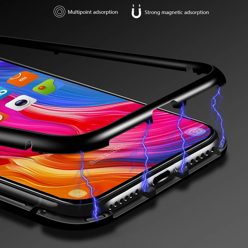 Хит продаж 360 магнитный поглощающий чехол CHYI для Huawei P30 P30pro из закаленного стекла