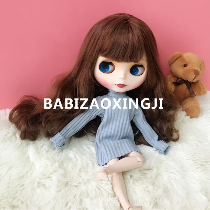 1/6 bjd blyth Кукла Одежда Pullip кукла аксессуары модный цветной свитер для 30 см кукла blyth Одежда для Барби