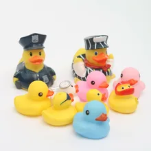 10 pcs Small Baby Kids Squeaky alguazil/stripe Rubber Ducks big Bath Toys Bathe Room Water Fun Game Playing Boys Toys Children 10 pcs Small Baby Kids Squeaky alguazil/stripe Rubber Ducks big Bath Toys Bathe Room Water Fun Game Playing Boys Toys Children