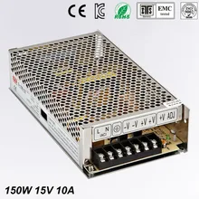 15V 10A 150W Switching switch Power Supply For Led Strip Transformer 110V 240V AC to dc SMPS with Electrical Equipment 15V 10A 150W Switching switch Power Supply For Led Strip Transformer 110V 240V AC to dc SMPS with Electrical Equipment
