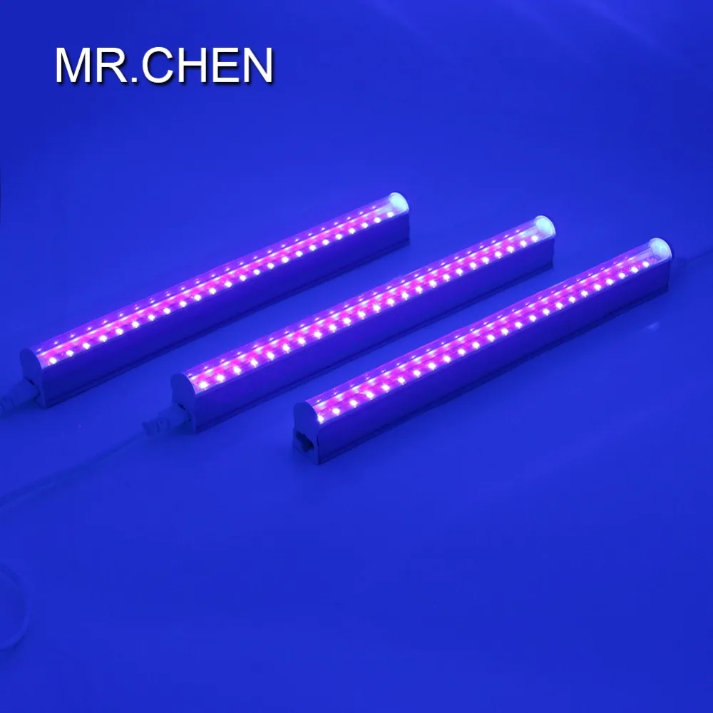 Black Light Luz Negra Solarium Bulb Effect Stage Bar Paint Ink Glass Glue Cure 60cm Tube UV 365 395 NM Led Ultravioleta Lamp | Лампы и