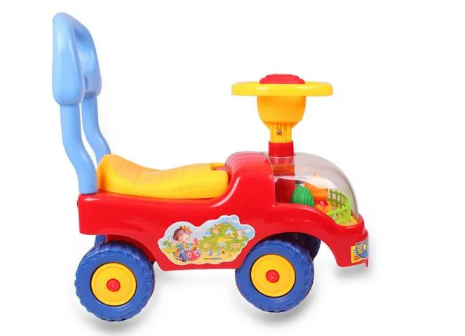 baby sit and push car