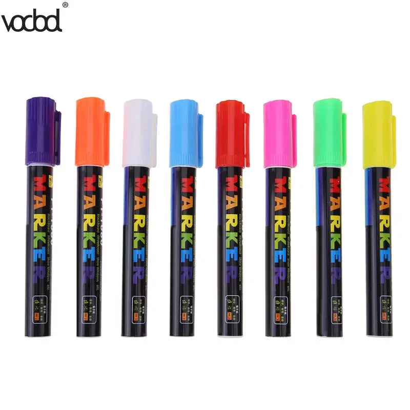 

VODOOL 8Colors/set Queen Bee Marking Marker Pen Highlighter Set Beekeeping Bees Tools Queen Bee Mark Plastic Marks Pen Bee Tools