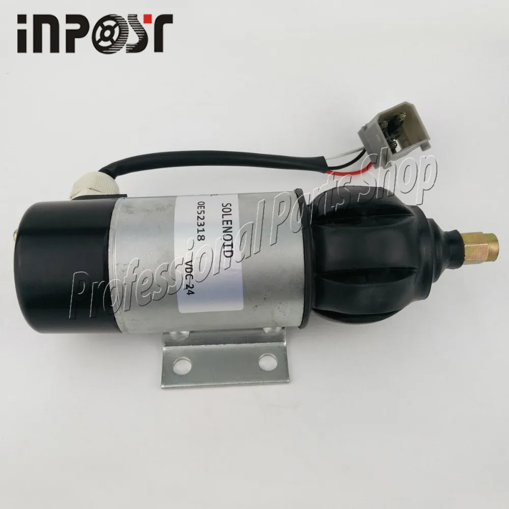 

New Fuel Stop Shut Off Solenoid OE52318 24V Fit For Volvo Penta 872825 / 873754