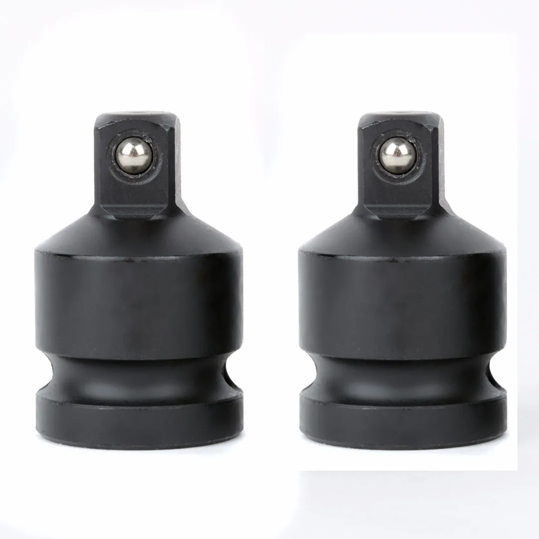 Mayitr 2PCS 1/2 to 3/8 Pneumatic Sleeve Adapter Head Adapter Socket Reducer Air Impact Wrench Adapter Hand Tools Set